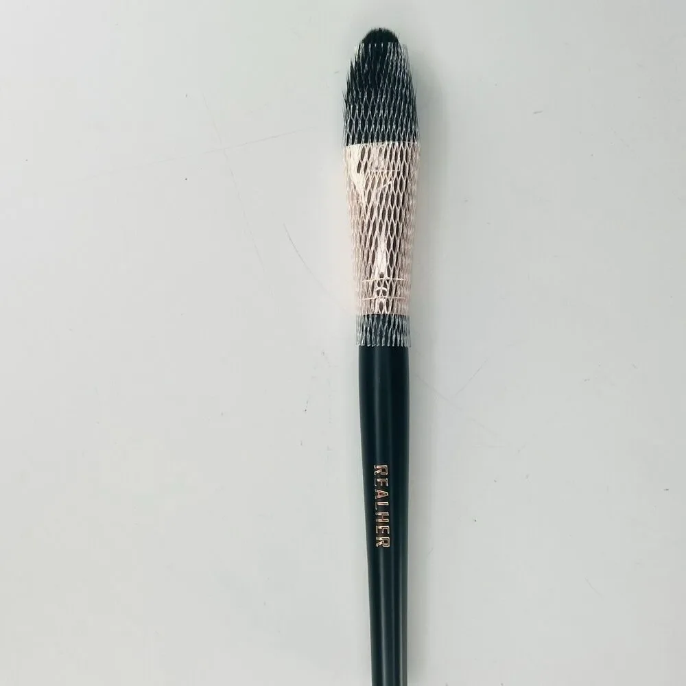 RealHer Foundation 04 Vegan Liquid Creme Powder MakeUp Brush Black Sealed New